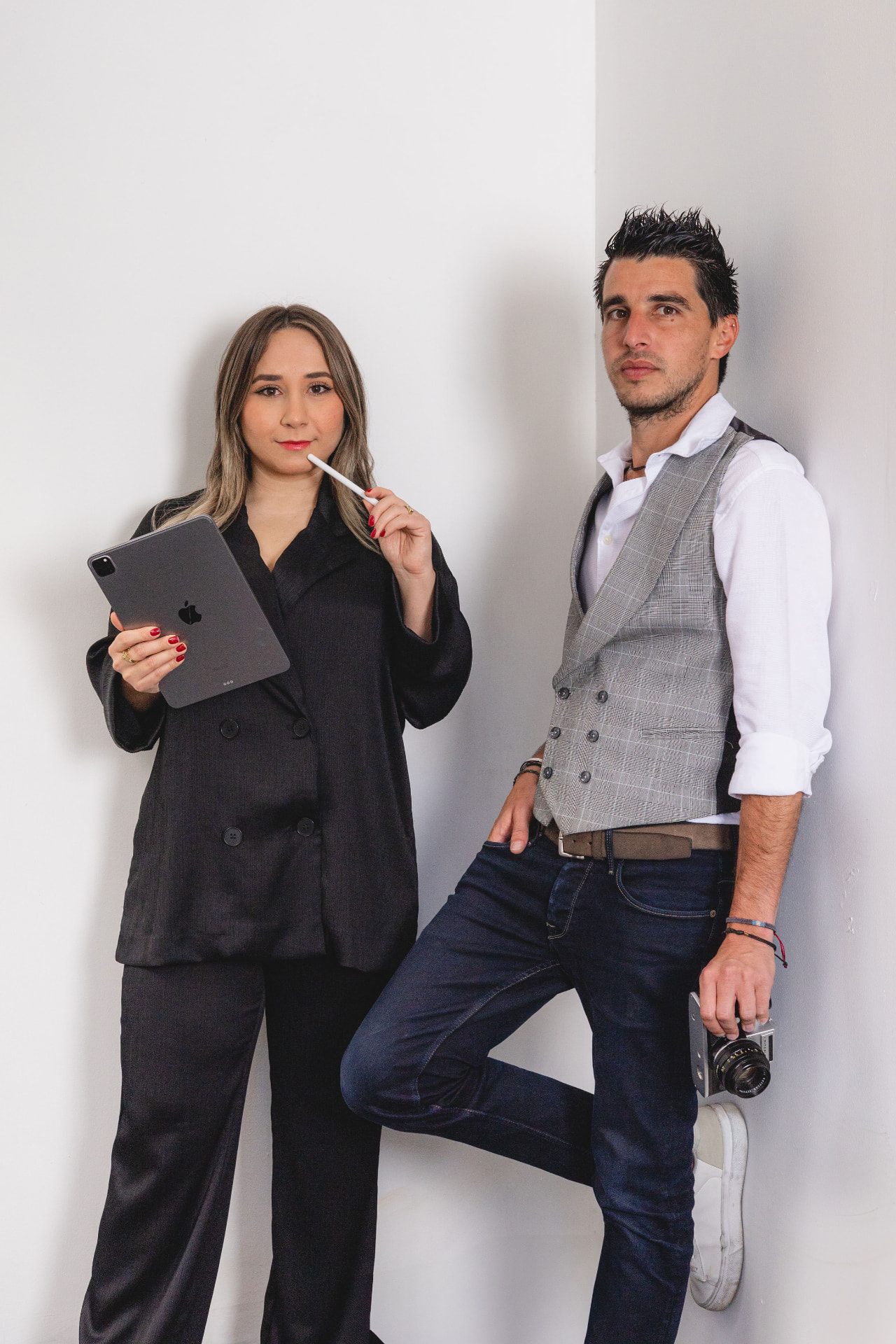 Natalie y Quique, fundadores de Our Management